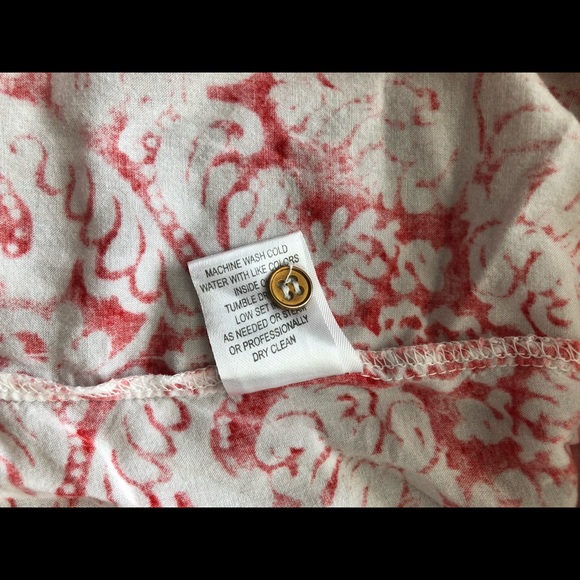 Grand & Greene V-Neck 3/4 Sleeve Printed Blouse Sz. S - Picture 6 of 7